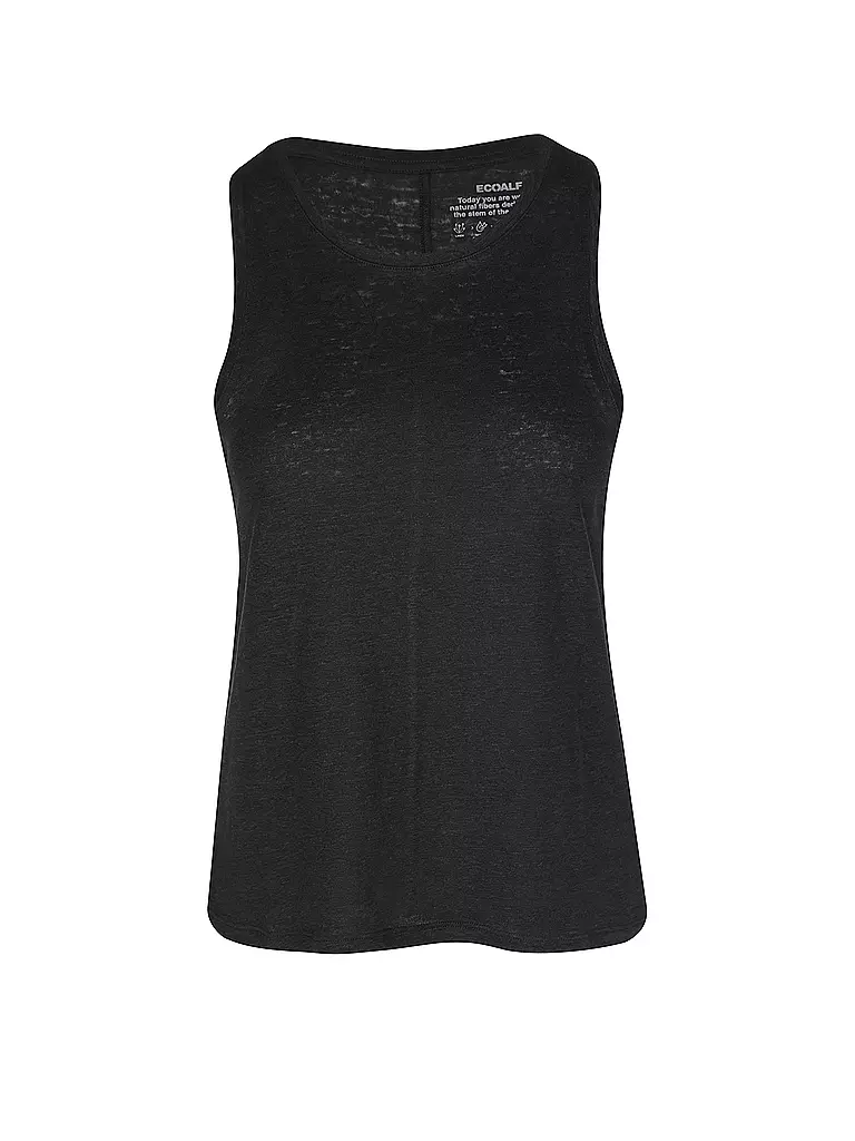 ECOALF | Top de lino HALDENALF | Negro