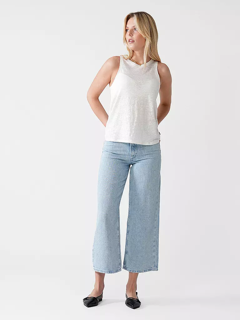 ECOALF | Top de lino HALDENALF | Blanco