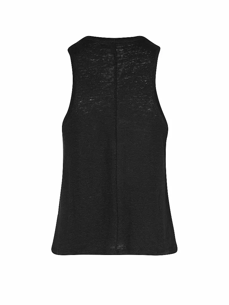 ECOALF | Top de lino HALDENALF | Negro