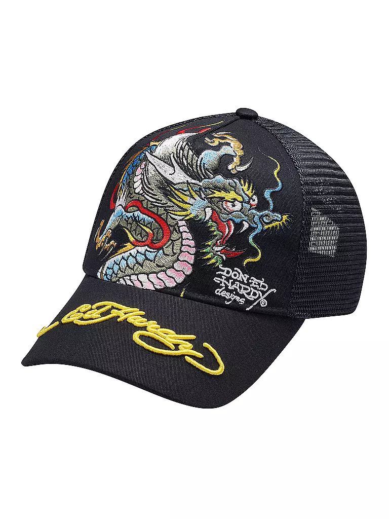 ED HARDY | Kappe GIANT DRAGON  | Negro
