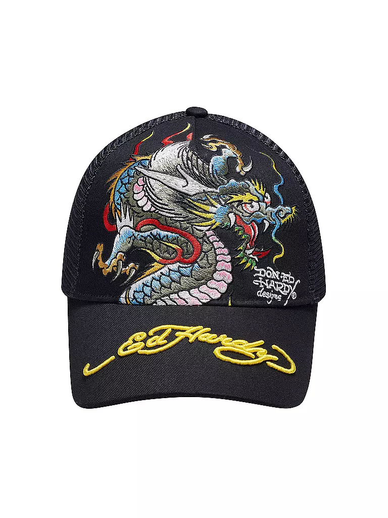 ED HARDY | Kappe GIANT DRAGON  | Negro