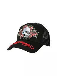 ED HARDY | Kappe SKULL-ROSE | Negro