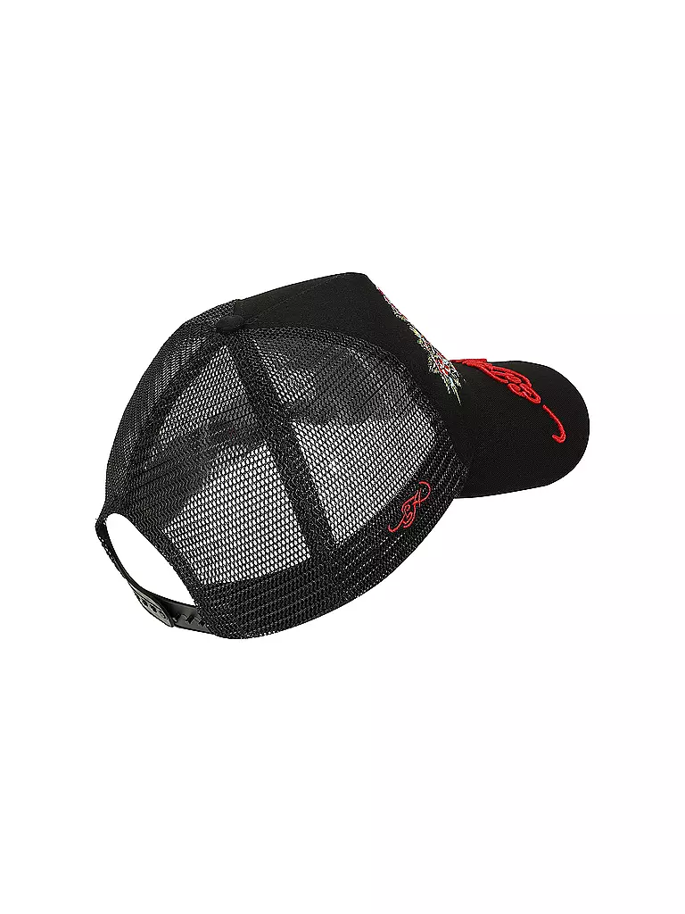 ED HARDY | Kappe SKULL-ROSE | Negro