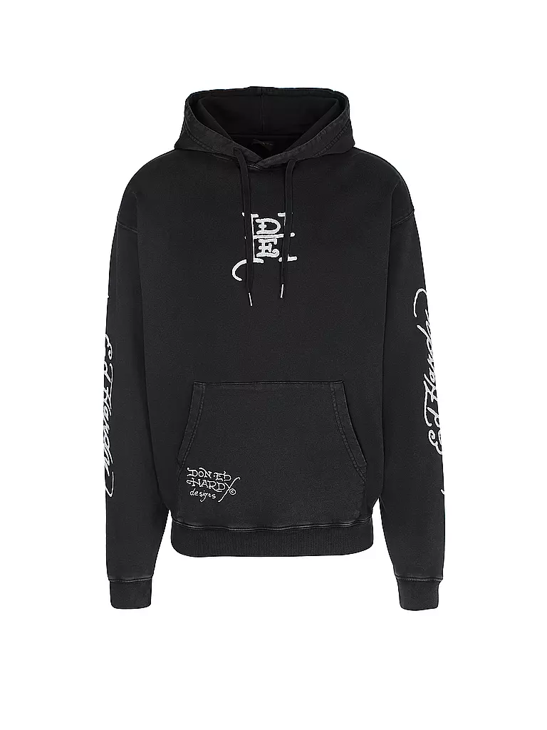 ED HARDY | Kapuzensweater - Hoodie LOVE DIES HARD  | Negro