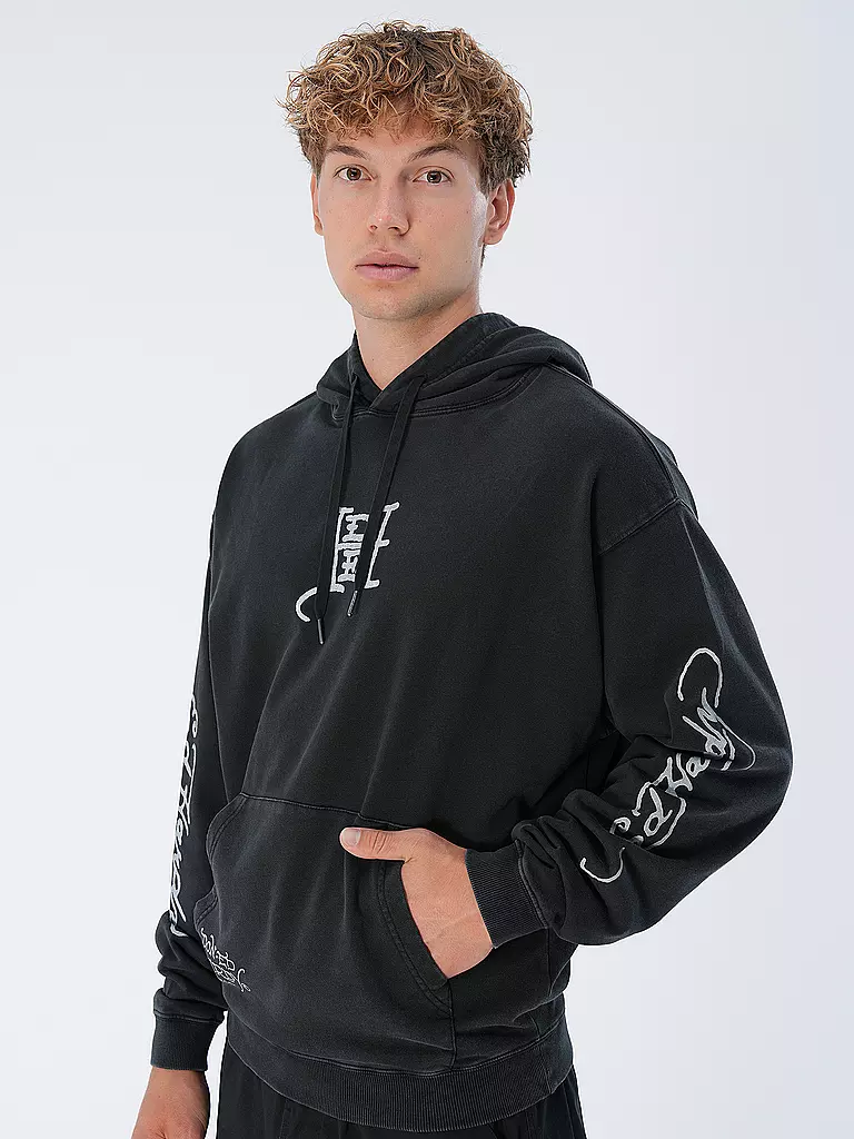 ED HARDY | Kapuzensweater - Hoodie LOVE DIES HARD  | Negro