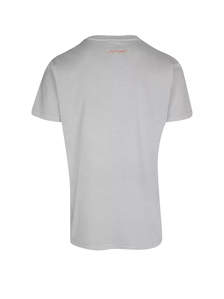 ED HARDY | T-Shirt TIGER VINTAGE | Gris claro