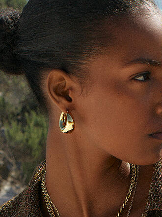 EDBLAD | Pendientes BOYD HOOPS Oro