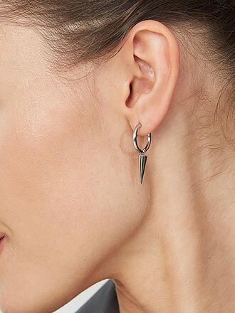 EDBLAD | Pendientes PEAK HOOPS Steel