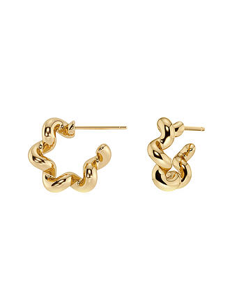 EDBLAD | Pendientes SPIRAL HOOPS Small Gold