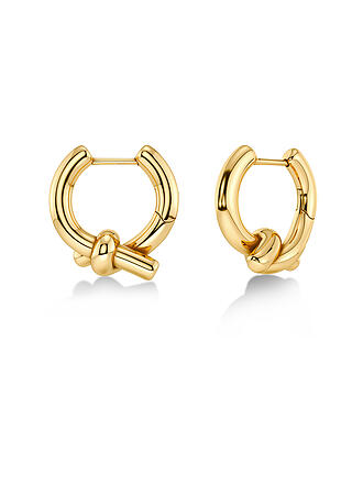 EDBLAD | Pendientes NOVEL KNOT HOOPS Oro