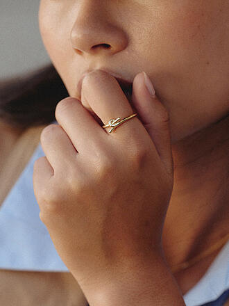 EDBLAD | Anillo NOVEL KNOT Oro