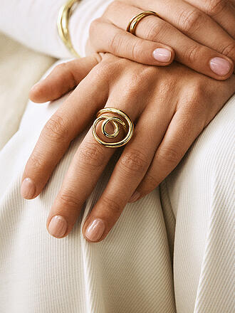 EDBLAD | Anillo NOUVEAU Grande Oro
