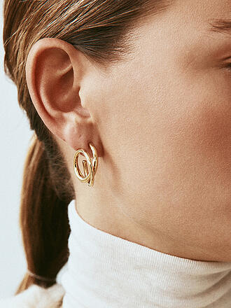 EDBLAD | Pendientes NOUVEAU HOOPS Large Gold