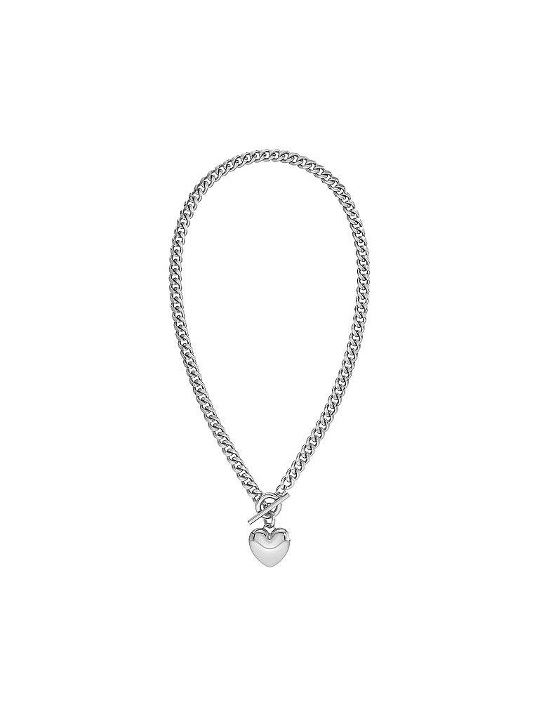 EDBLAD Collar BARLEY NECKLACE Maxi Steel plata