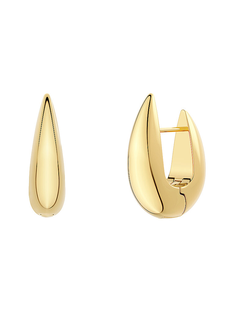 EDBLAD Pendientes CREST HOOPS Large Gold oro