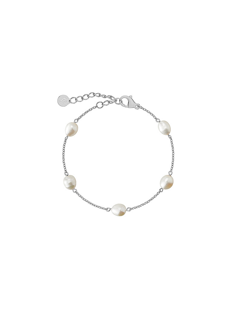 Pulsera PERLA MULTI Acero plata