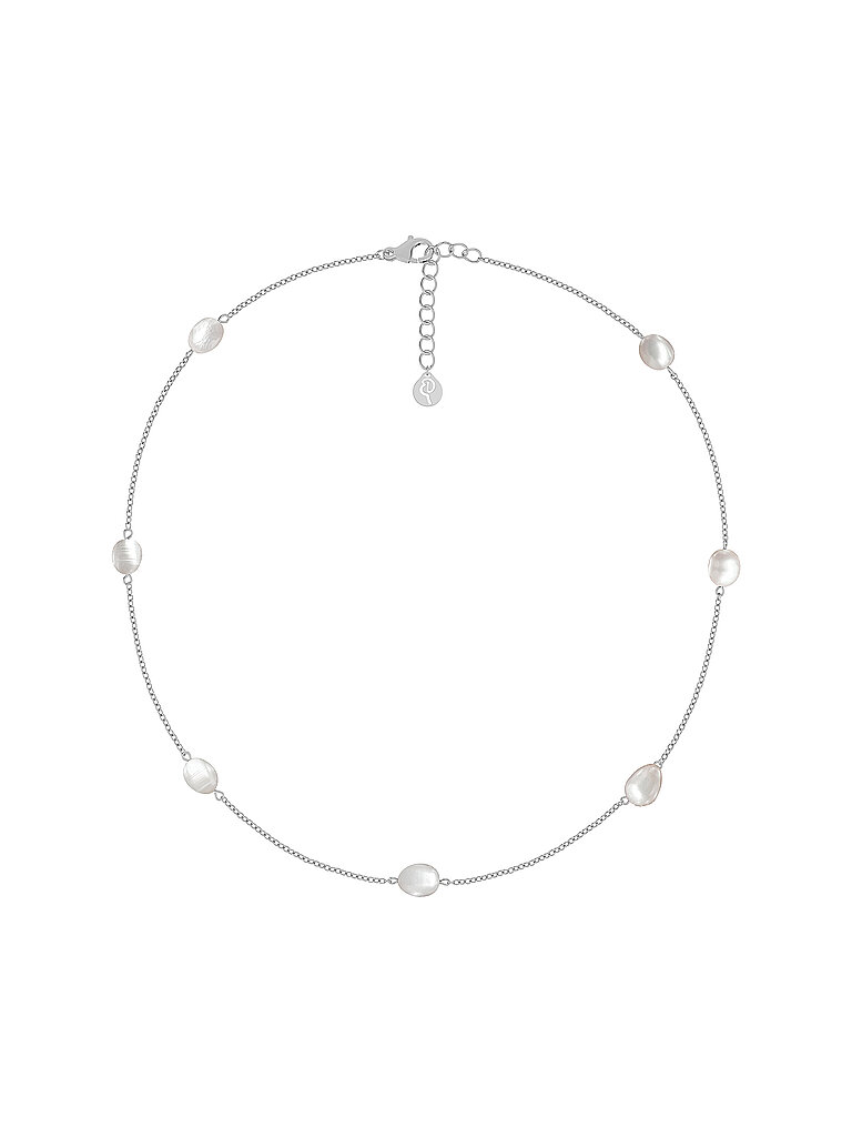 Collar PERLA NECKLACE MULTI Steel plata