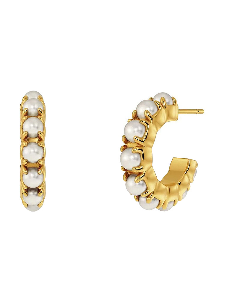 Pendientes Lilo Hoops Small Steel oro
