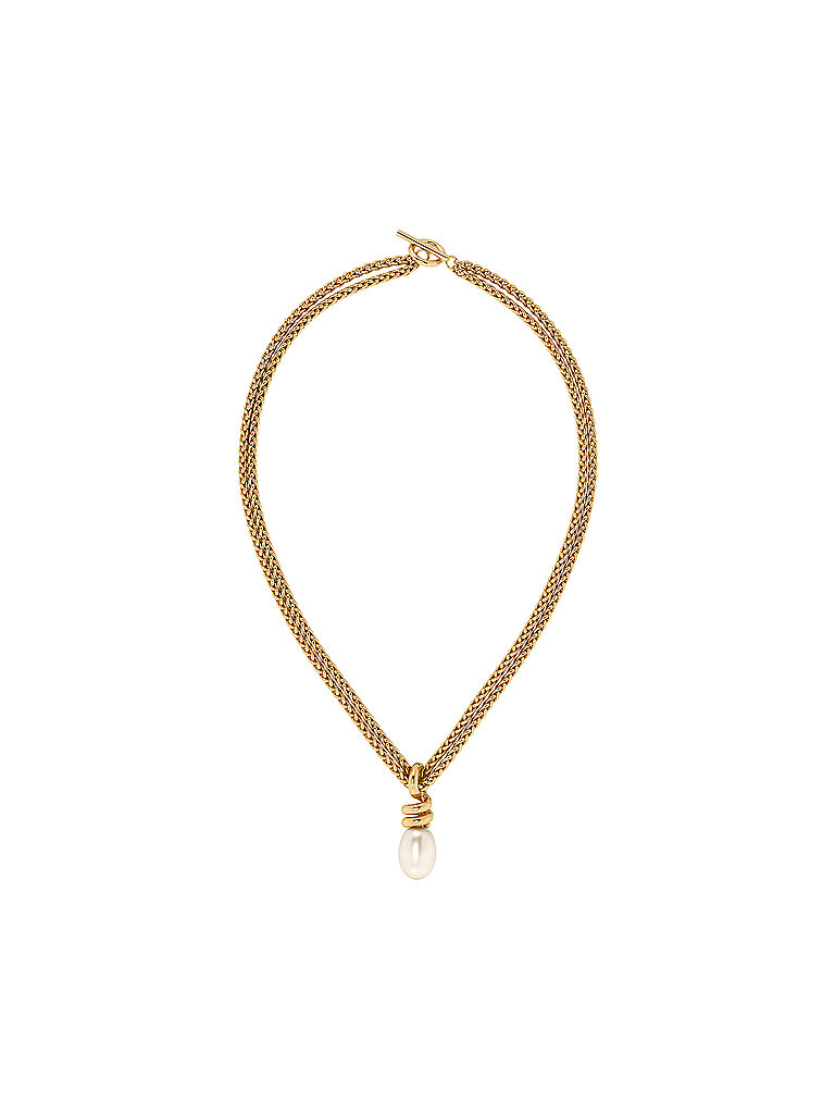 EDBLAD Collar SWIVEL PEARL Large gold oro