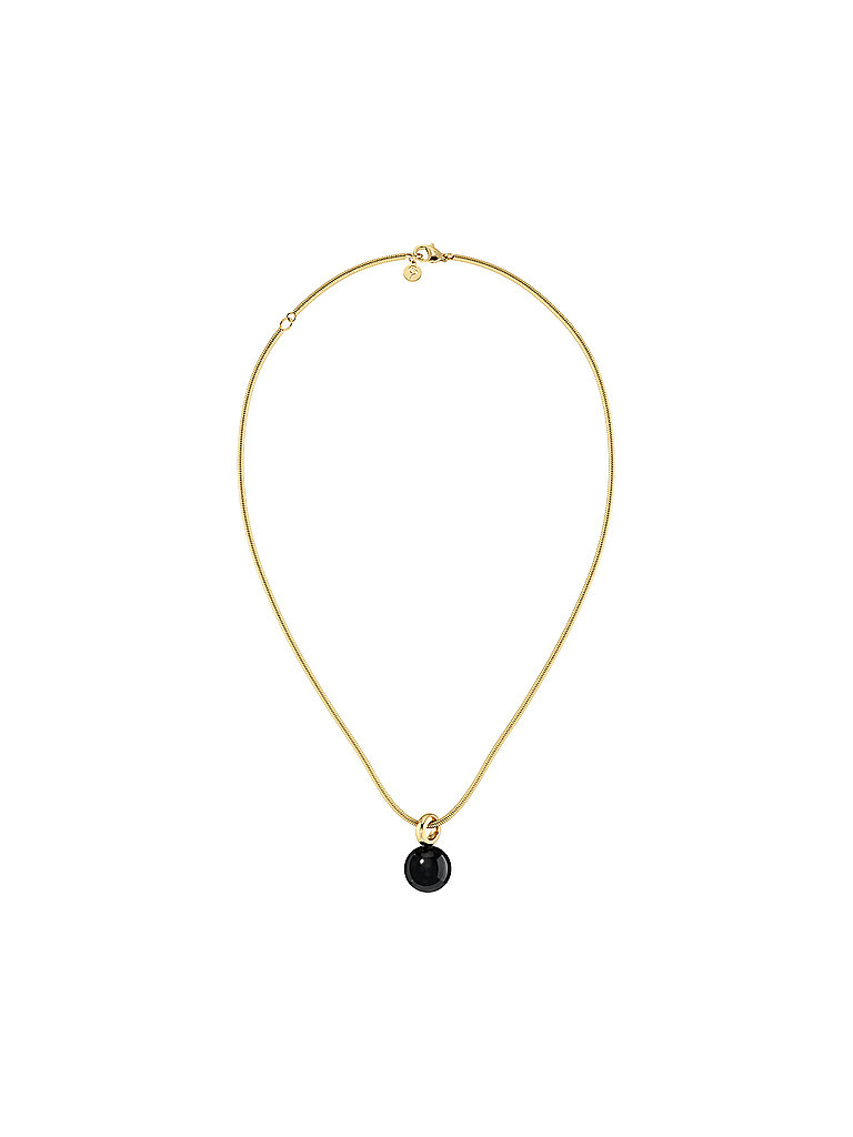 Collar AURA Large Black Gold oro