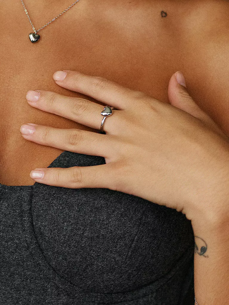EDBLAD | Anillo BARLEY Acero | Plata