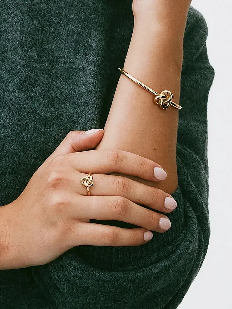 EDBLAD | Anillo INFINITY KNOT RING Small Gold | Oro