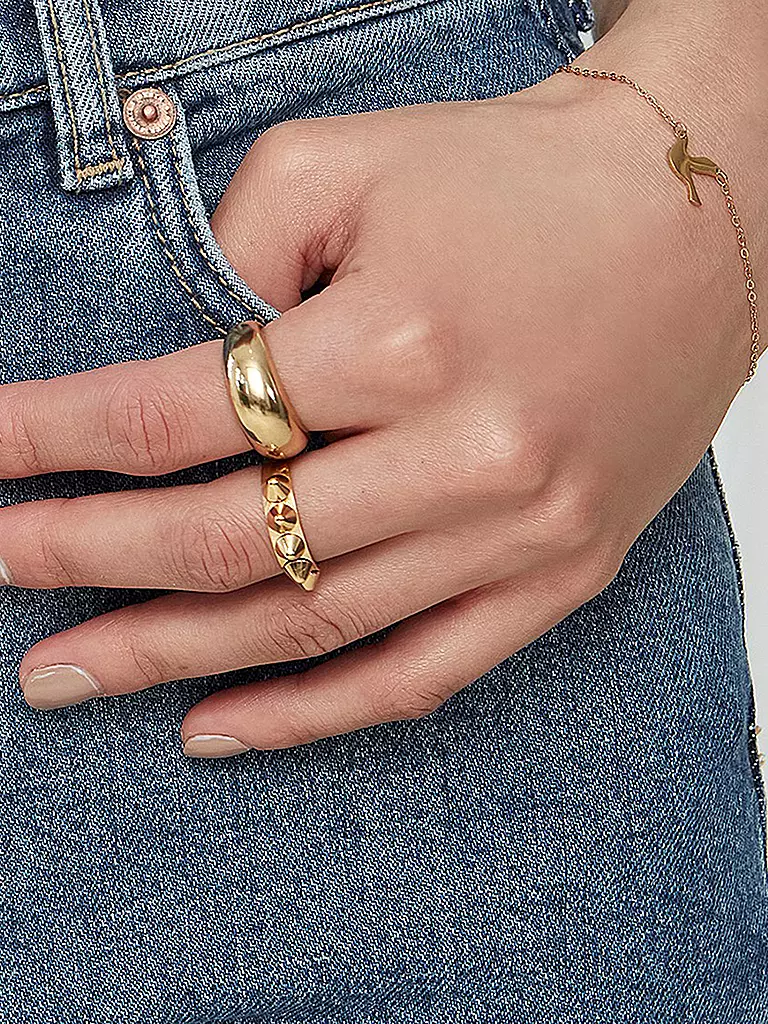 EDBLAD | Anillo PEAK Single Gold | Oro