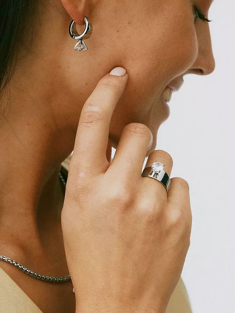 EDBLAD | Anillo SOLO Acero | Plata