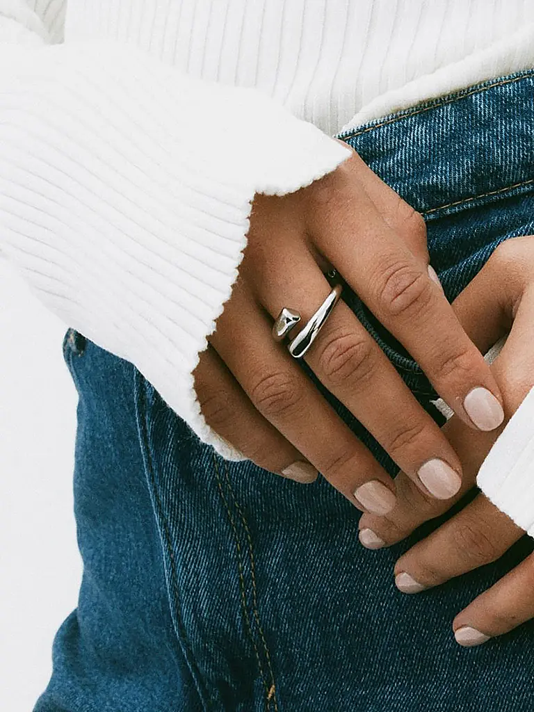 EDBLAD | Anillo SWEEP RING Acero | Plata