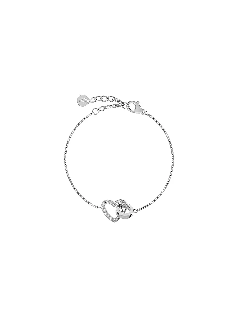EDBLAD | Armband ETERNAL HEART BRACELET Steel | Plata