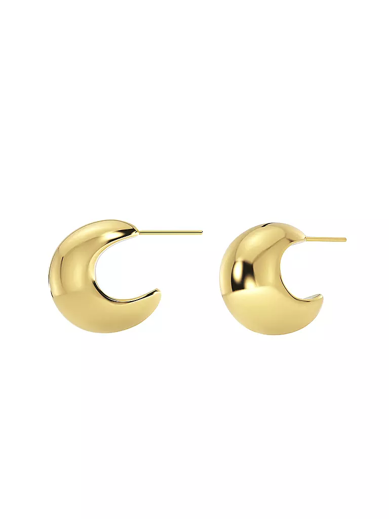 EDBLAD | Aros BOLD CREOLES Small Gold | Oro