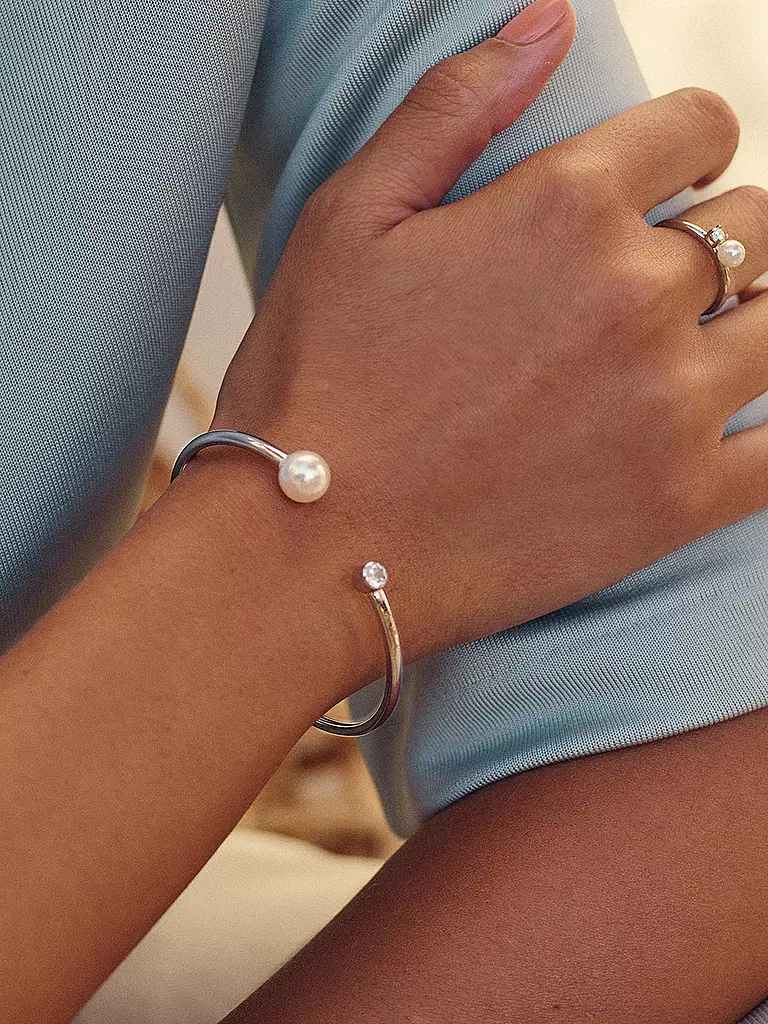 EDBLAD | Brazalete LUNA BANGLE Acero | Plata