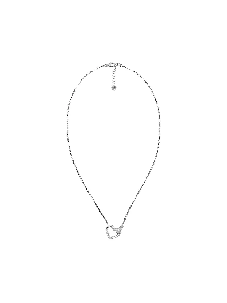 EDBLAD | Collar ETERNAL HEART NECKLACE Steel | Plata