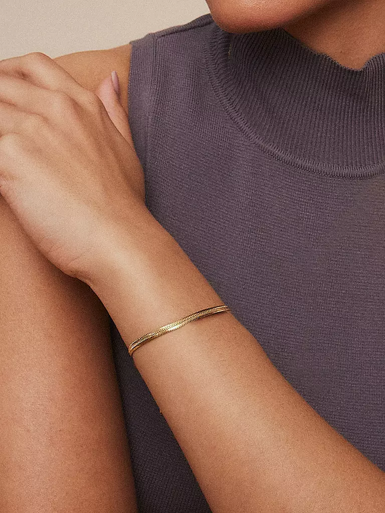 EDBLAD | Collar HERRINGBONE BRACELET | Oro