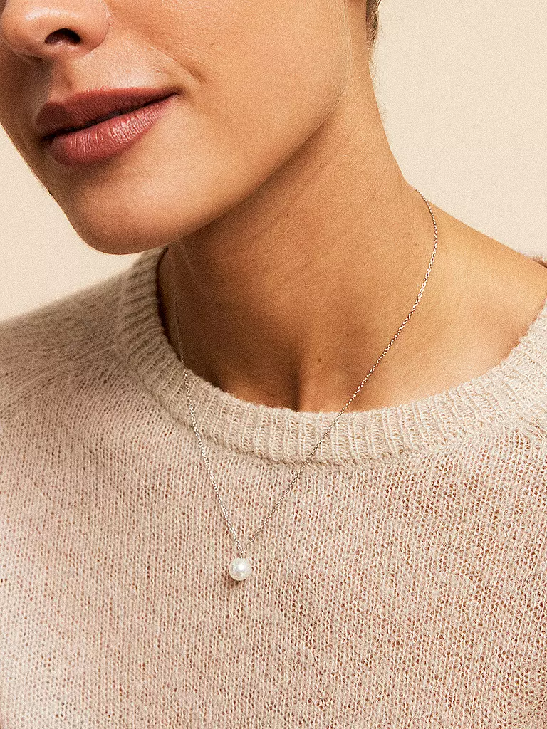 EDBLAD | Collar LILIAN Large Steel | Plata