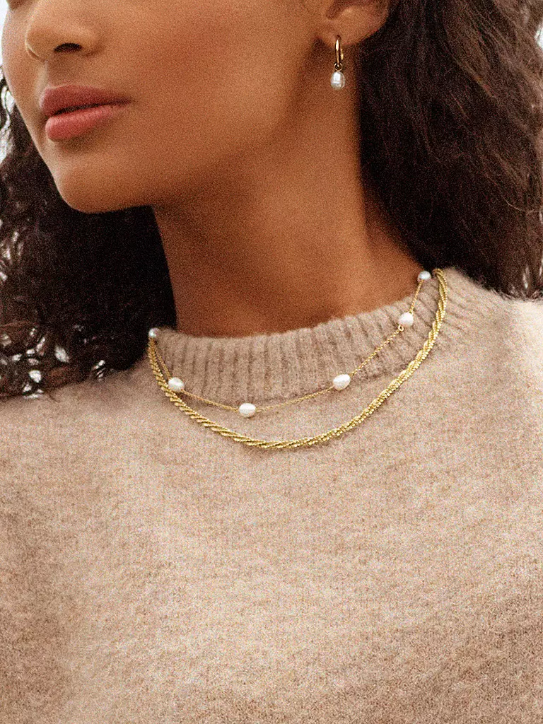 EDBLAD | Collar PERLA NECKLACE MULTI Oro | Oro