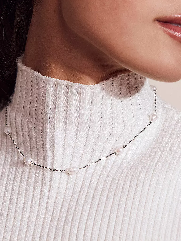 EDBLAD | Collar PERLA NECKLACE MULTI Steel | Plata