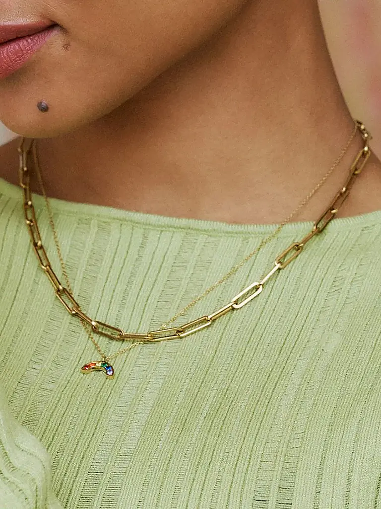 EDBLAD | Collar RAINBOW NECKLACE Oro | Oro