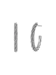 EDBLAD | Creolen TINSEL THIN CREOLES XSmall Steel | Plata
