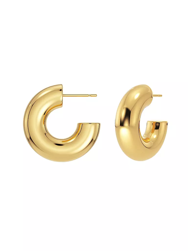 EDBLAD | Creoles CHUNKY CREOLES Small Gold | Oro