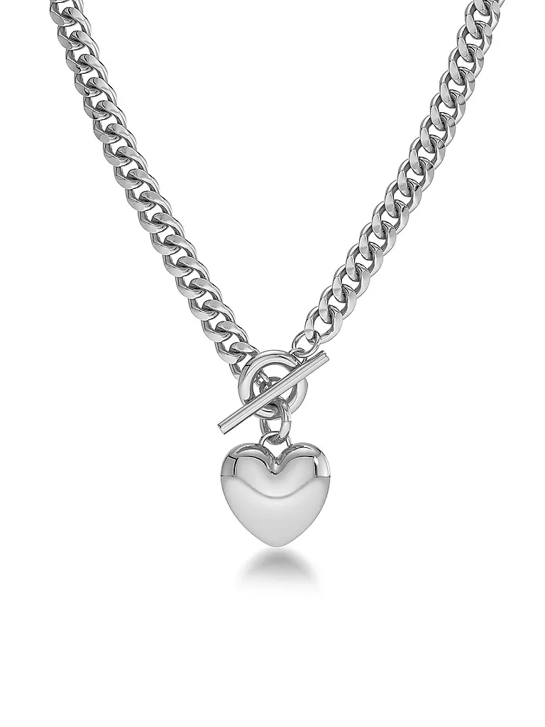 EDBLAD | Halskette BARLEY NECKLACE Maxi Steel | Plata