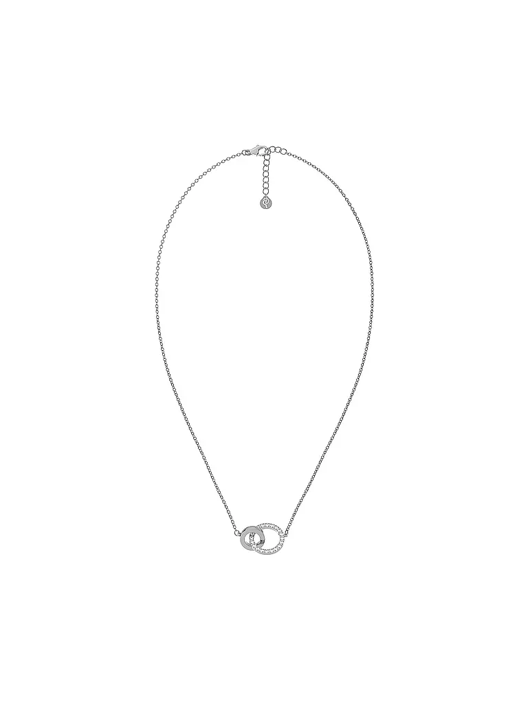 EDBLAD | Halskette ETERNAL ORBIT NECKLACE Steel  | Plata