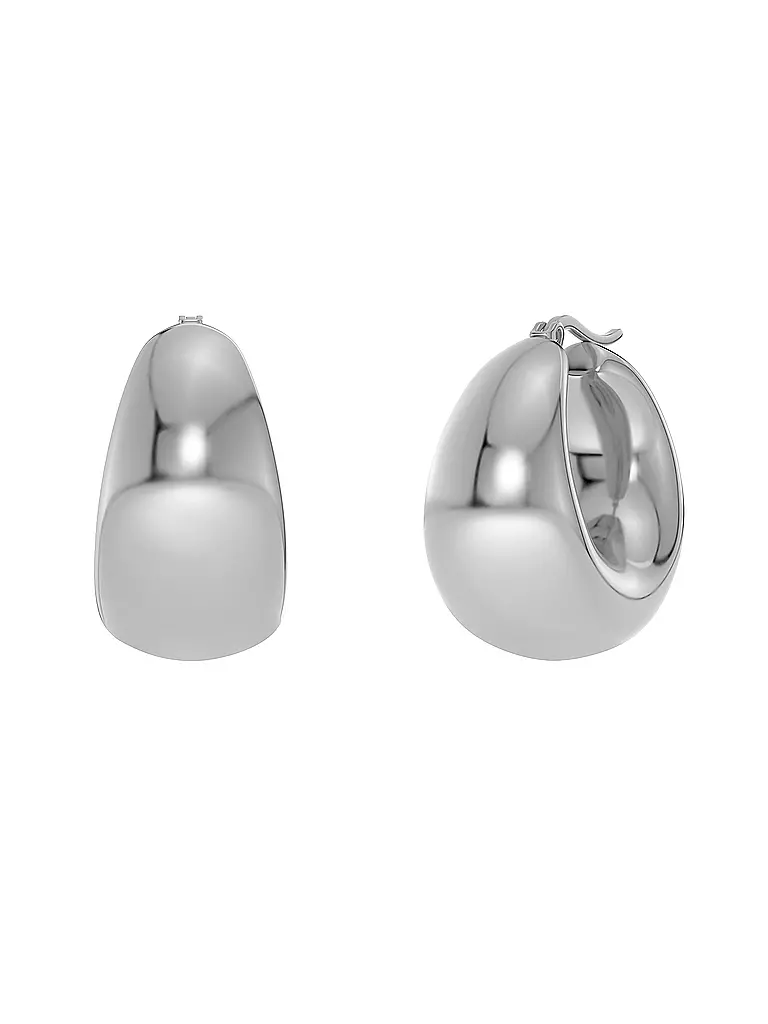 EDBLAD | Pendientes BOYD HOOPS Steel | Plata