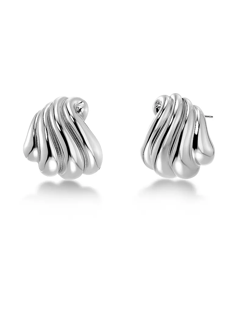 EDBLAD | Pendientes CORAZZA Large Steel | Plata