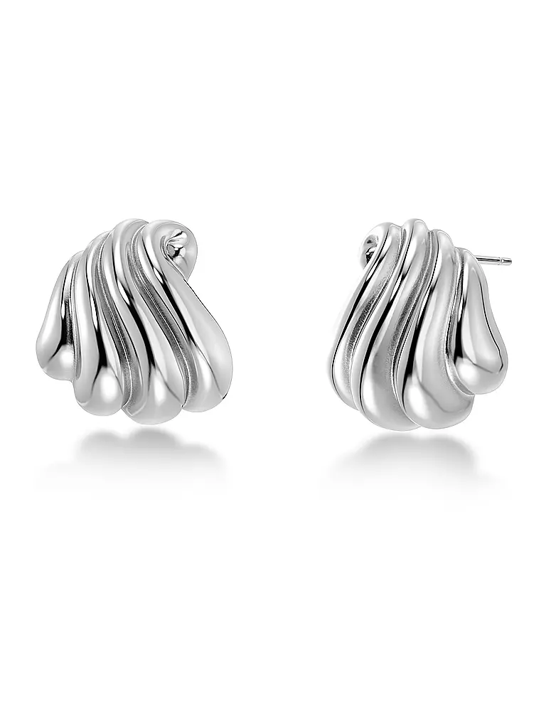 EDBLAD | Pendientes CORAZZA Small Steel | Plata