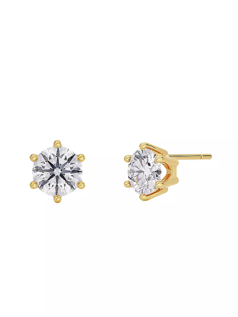 EDBLAD | Pendientes CROWN STUDS Large Gold | Oro