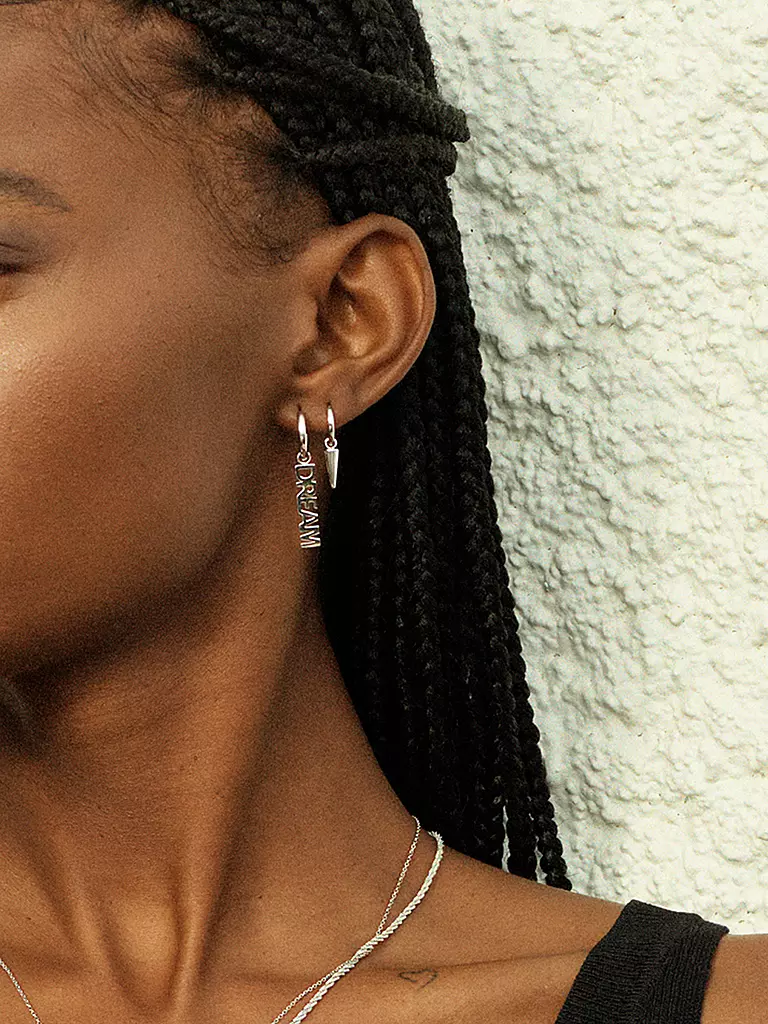 EDBLAD | Pendientes DREAM HOOPS Steel | Plata