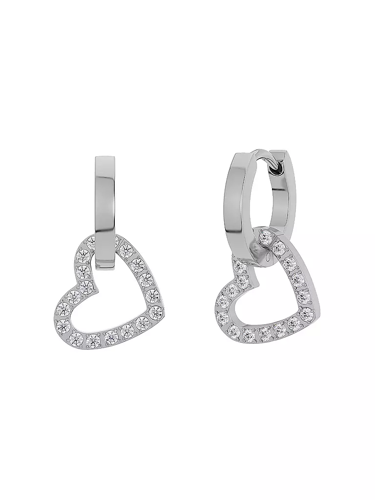 EDBLAD | Pendientes ETERNAL HEART EARRING Steel | Plata