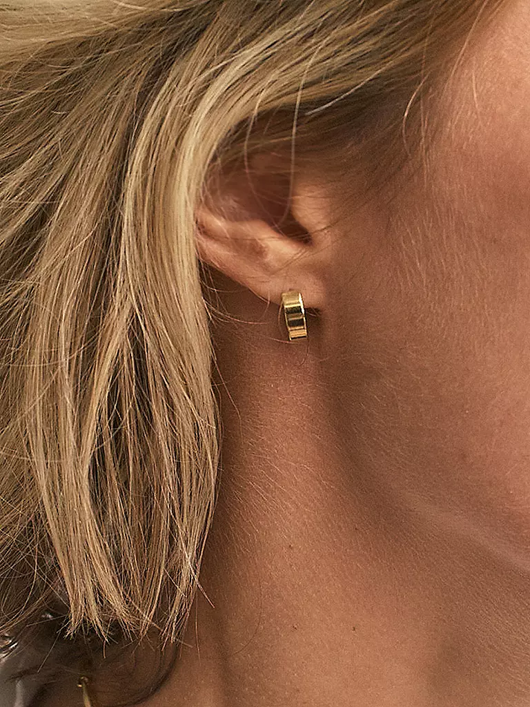 EDBLAD | Pendientes FAVE HOOPS Oro | Oro