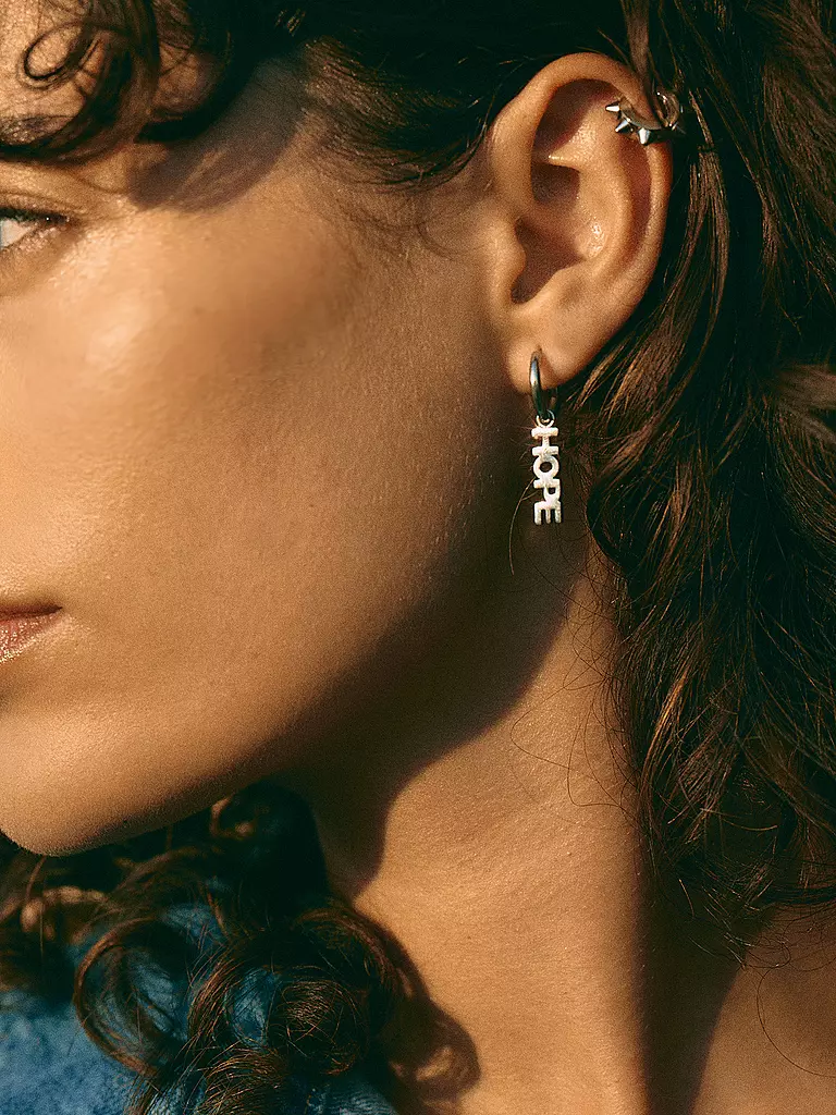 EDBLAD | Pendientes HOPE HOOPS Steel | Plata